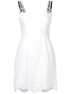 Off-White платье Sangallo с вышивкой