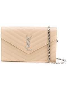 Saint Laurent кошелек Monogram на цепочке