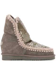 Mou sequinned snow boots