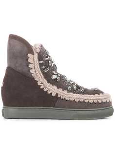 Mou embellished snow boots