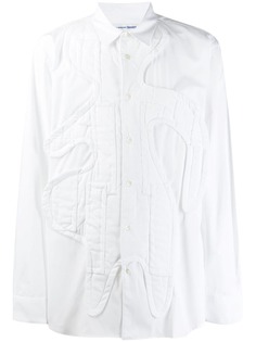 Comme Des Garçons Shirt рубашка с аппликацией