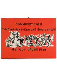 Olympia Le-Tan Community Chest clutch bag