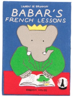 Olympia Le-Tan клатч в виде книги Babars French Lessons