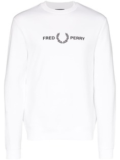 Fred Perry толстовка с логотипом