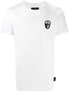 Philipp Plein футболка с нашивкой Skull