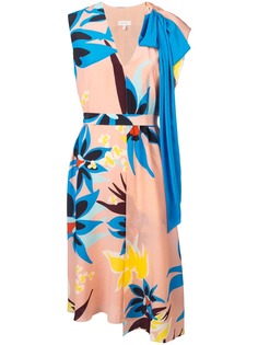 Delpozo платье с цветочным принтом