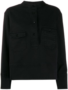 YMC рубашка-пуловер с длинными рукавами