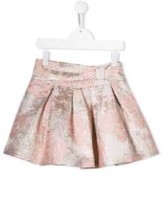 Patachou юбка мини с эффектом металлик