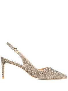 Stuart Weitzman туфли Edith 70 с ремешком на пятке