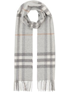 Burberry кашемировый шарф в клетку