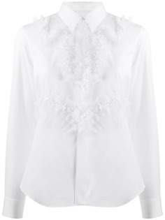 Comme Des Garçons рубашка с оборками