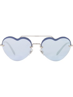 Miu Miu Eyewear солнцезащитные очки Noir