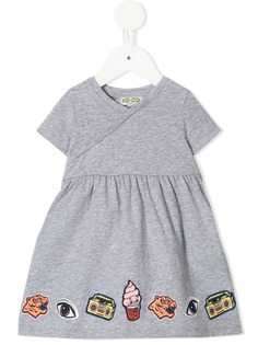 Kenzo Kids платье с принтом и запахом