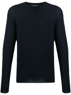 Falke однотонный джемпер с V-образным вырезом