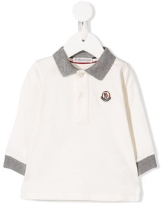 Moncler Kids рубашка-поло с логотипом