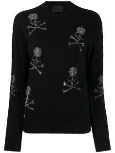 Philipp Plein свитер с декором Skull