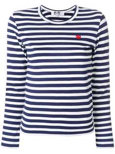 Comme Des Garçons Play футболка в полоску