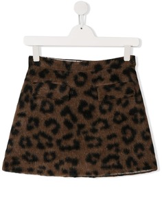 Caffe Dorzo юбка с леопардовым принтом