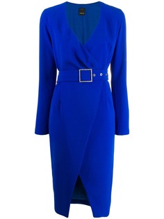 Pinko платье с запахом и поясом