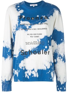 Proenza Schouler футболка PSWL с выбеленным эффектом