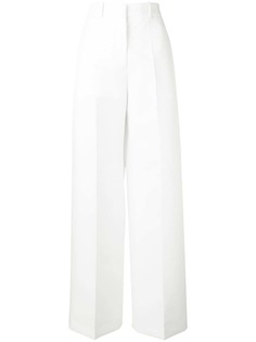 Jil Sander расклешенные брюки с завышенной талией