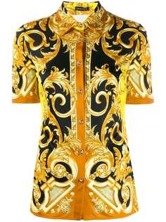 Versace рубашка с принтом Barocco Femme