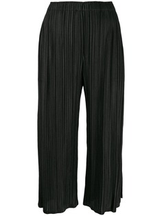 Pleats Please By Issey Miyake укороченные плиссированные брюки