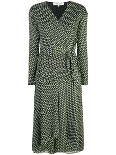 Diane von Furstenberg платье с запахом и геометричным узором