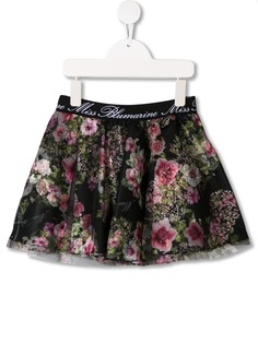 Miss Blumarine юбка с цветочным принтом