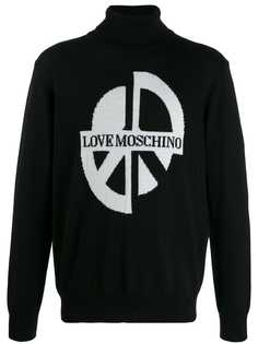 Love Moschino джемпер вязки интарсия