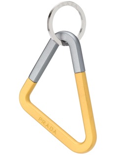 Prada брелок для ключей с треугольной подвеской