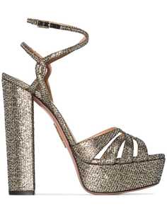 Aquazzura босоножки Veranda 140 на платформе