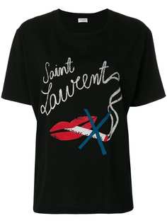 Saint Laurent футболка Bouche