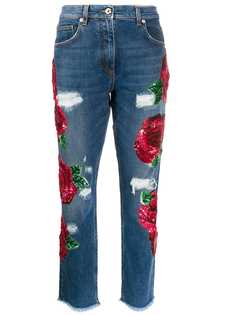 Blumarine джинсы с вышивкой
