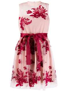 Red Valentino платье из тюля с вышивкой