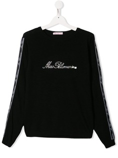 Miss Blumarine джемпер с кристаллами