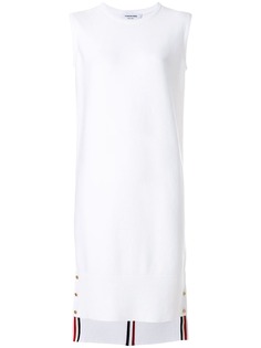 Thom Browne платье с отделкой в полоску