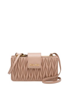 Miu Miu стеганая мини-сумка