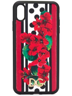 Dolce & Gabbana чехол для iPhone XS с цветочным принтом