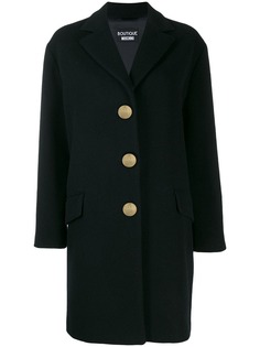 Boutique Moschino однобортное пальто