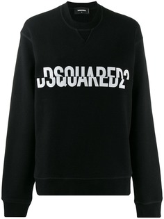 Dsquared2 толстовка с логотипом и разрезами