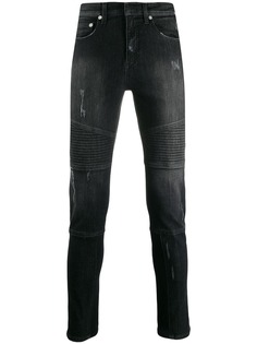 Neil Barrett джинсы со вставками в рубчик