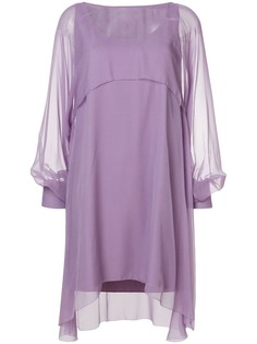 Alberta Ferretti асимметричное платье с многослойным эффектом