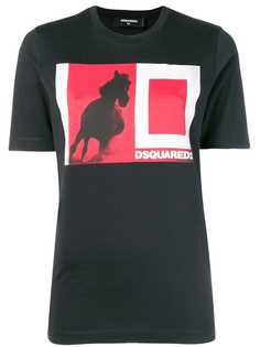 Dsquared2 футболка в стиле колор-блок с логотипом