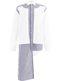 JW Anderson двухслойная рубашка в клетку гингем