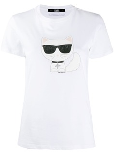 Karl Lagerfeld футболка K/Ikonik Choupette