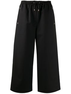Kenzo укороченные брюки с кулиской