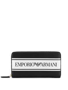 Emporio Armani кошелек с контрастным логотипом