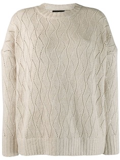 Etro свитер с люрексом