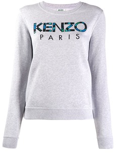 Kenzo толстовка с вышитым логотипом
